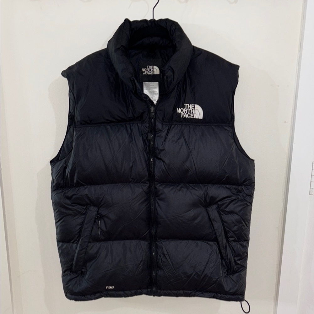 The North Face Black Puffer Vest 700